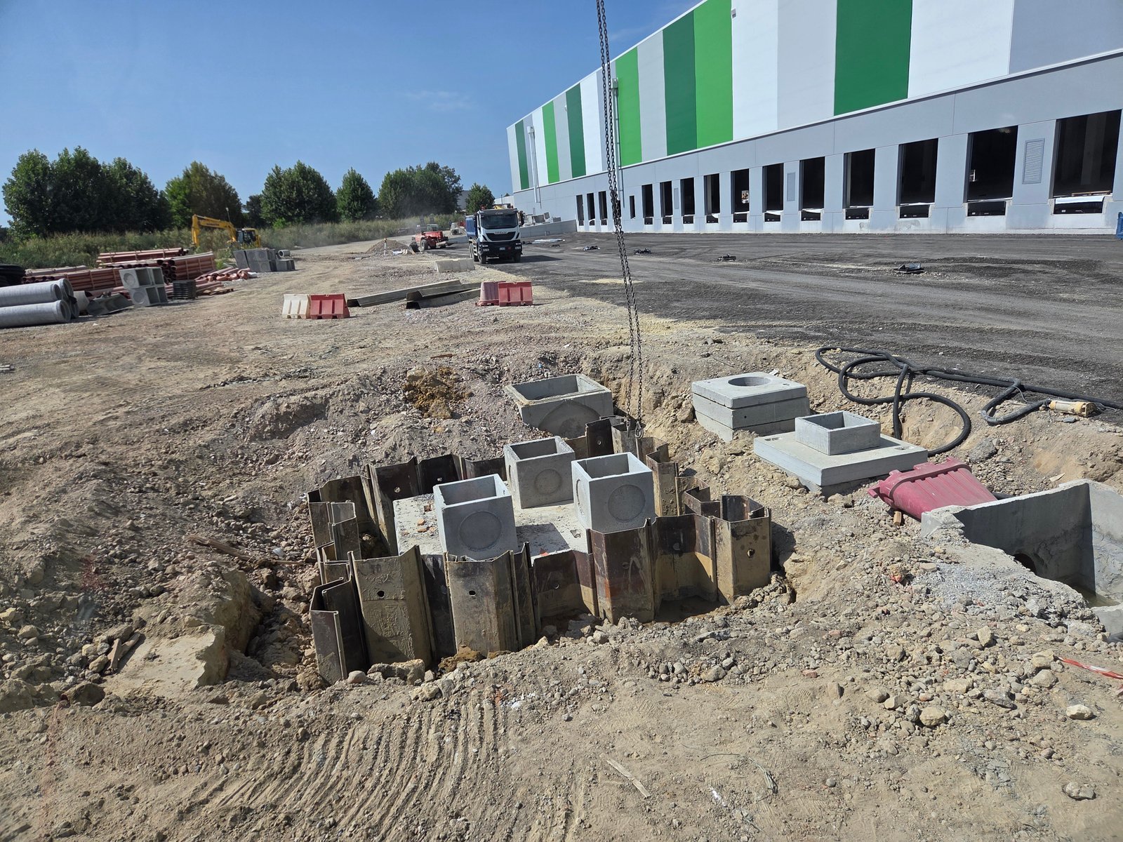Avanzamento lavori di urbanizzazione Cantiere GSE - Torrevecchia pia