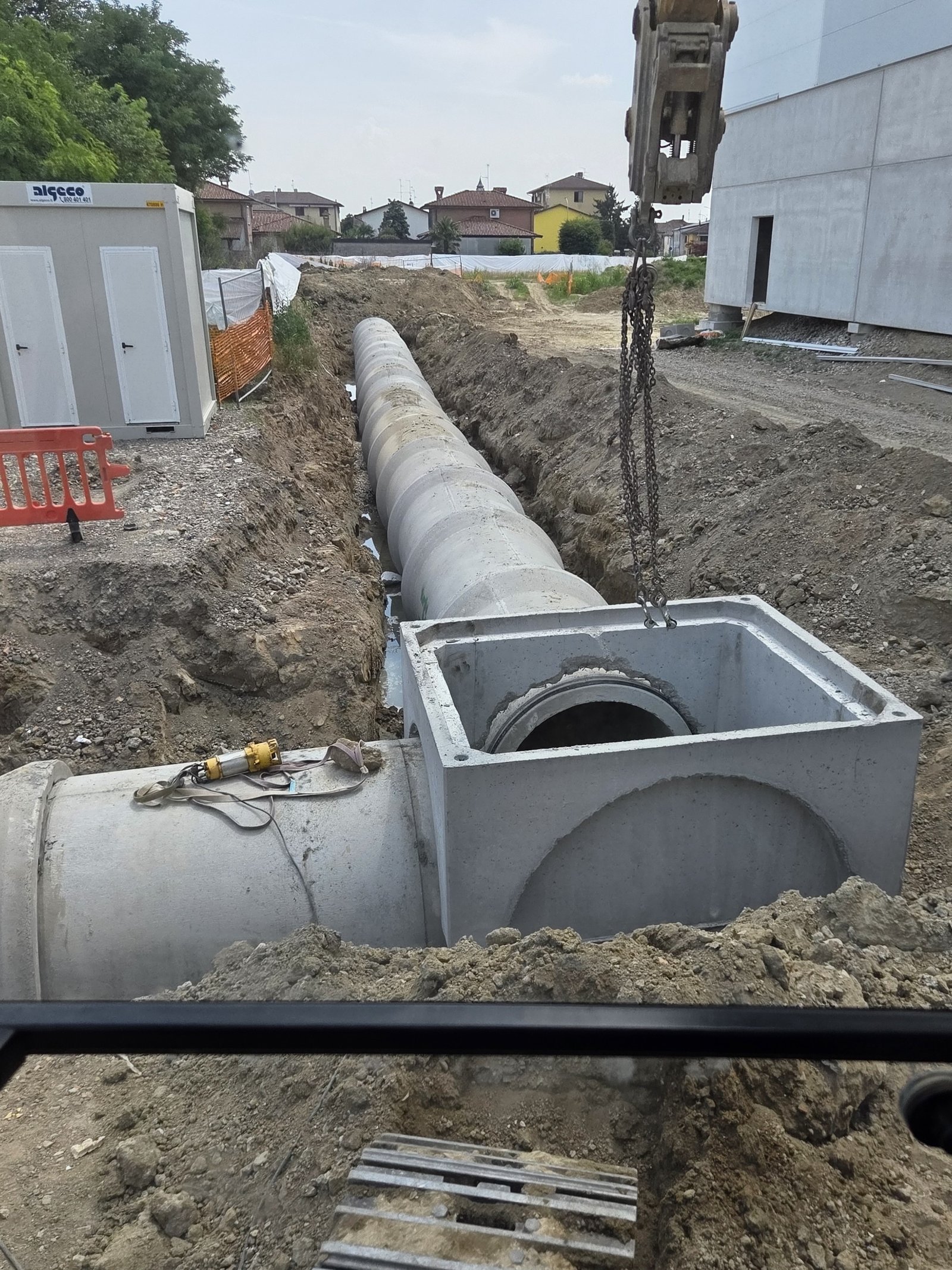 Avanzamento lavori di urbanizzazione Cantiere GSE - Torrevecchia pia