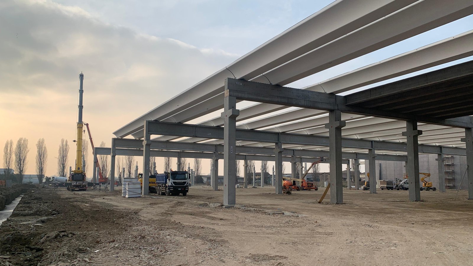 Costruzione edificio industriale per Tecno-ventil SPA